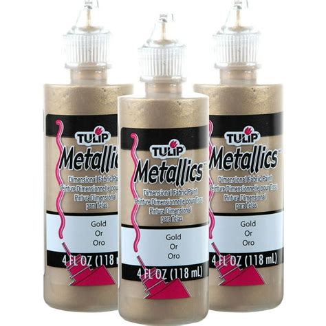 tulip metallic fabric paint review|tulip dimensional paint.